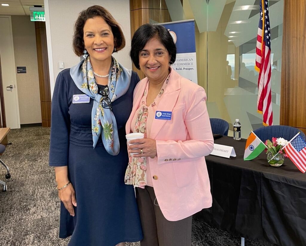 L to R: Grace Multani and Anita Ninan.
